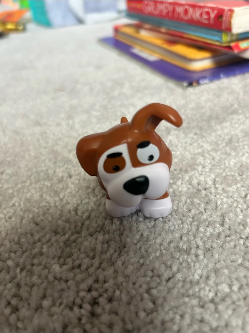 brown and white puppy dog figure Fisher-Price Little People collection
